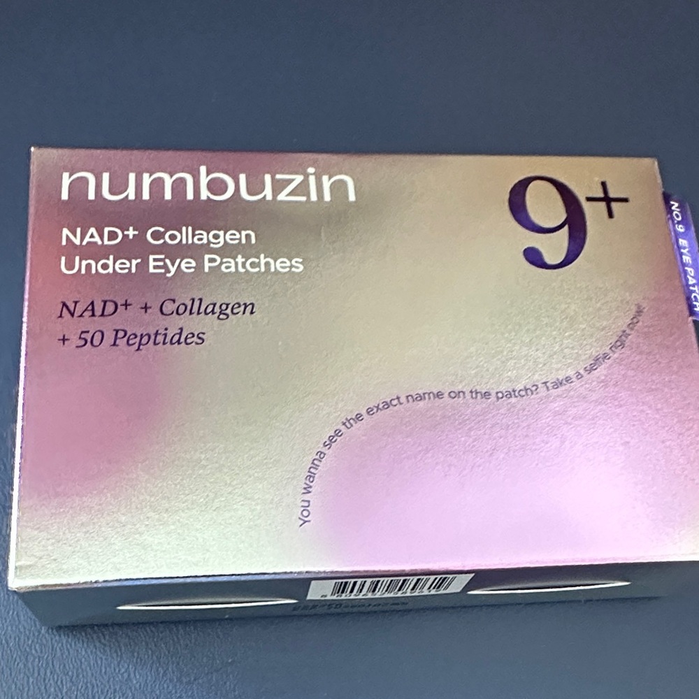 NAD+ Collagen Under Eye Patches - Silver and Purple